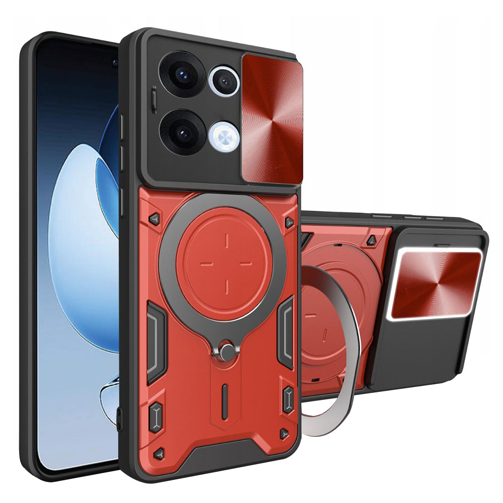 Калъф за Oppo Reno13, Techsuit, CamGuard Pro, Червен