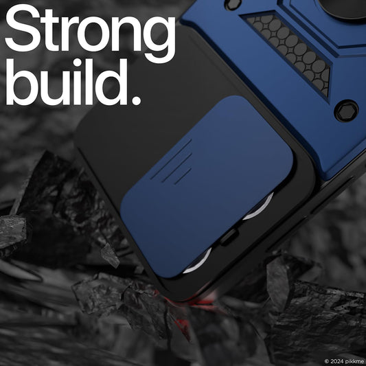Калъф за Oppo Reno13, Techsuit, CamShield, Зелен