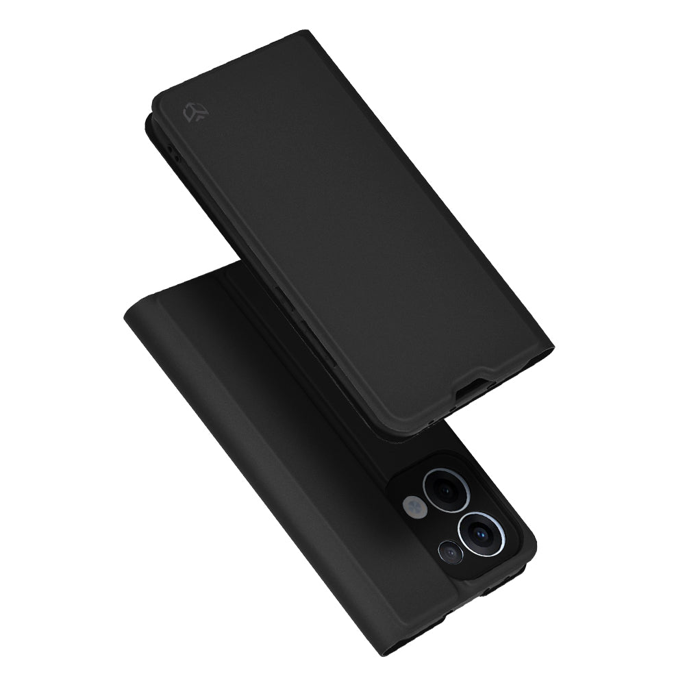 Калъф за Oppo Reno13, Techsuit, Magskin Book, Черен