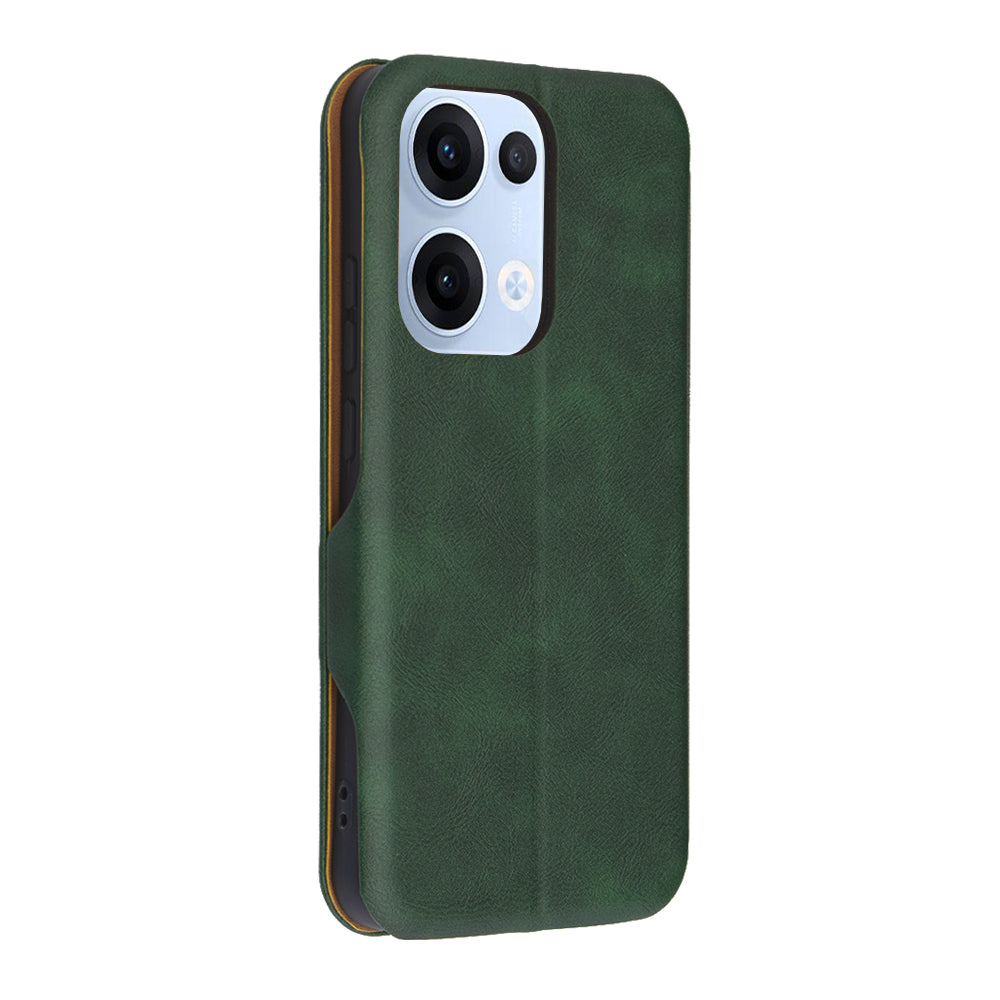 Калъф за Oppo Reno13, Techsuit, Safe Wallet Plus, Зелен
