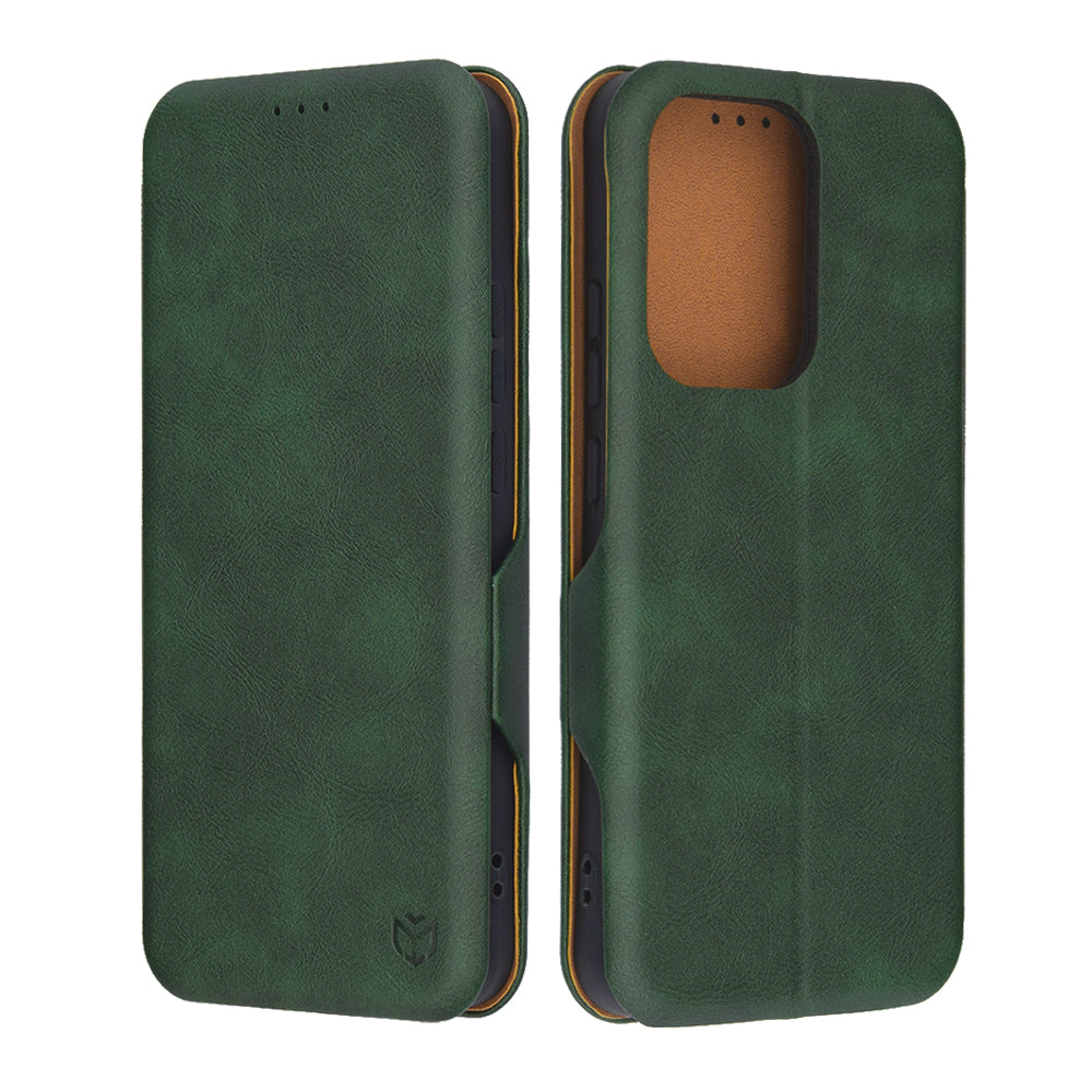 Калъф за Oppo Reno13, Techsuit, Safe Wallet Plus, Зелен