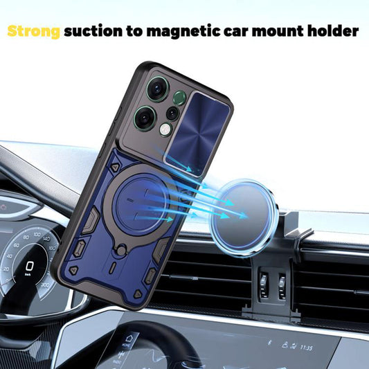 Калъф за Oppo Reno14, Techsuit, CamGuard Pro, Черен