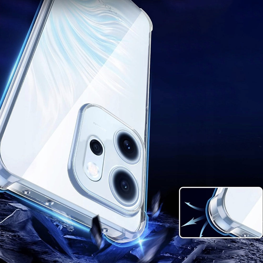Калъф за Oppo Reno15, Techsuit, Shockproof Clear, Прозрачен