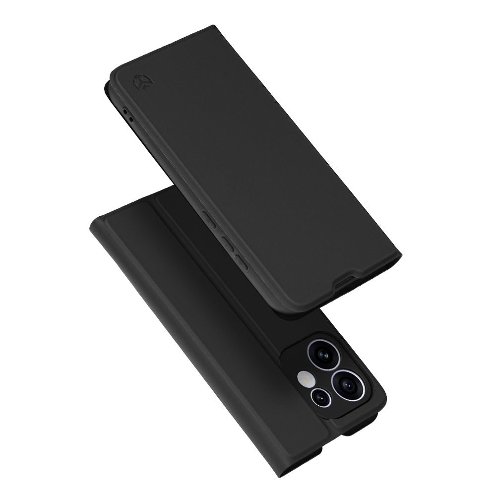 Калъф за Oppo Reno16, Techsuit, Magskin Book, Черен