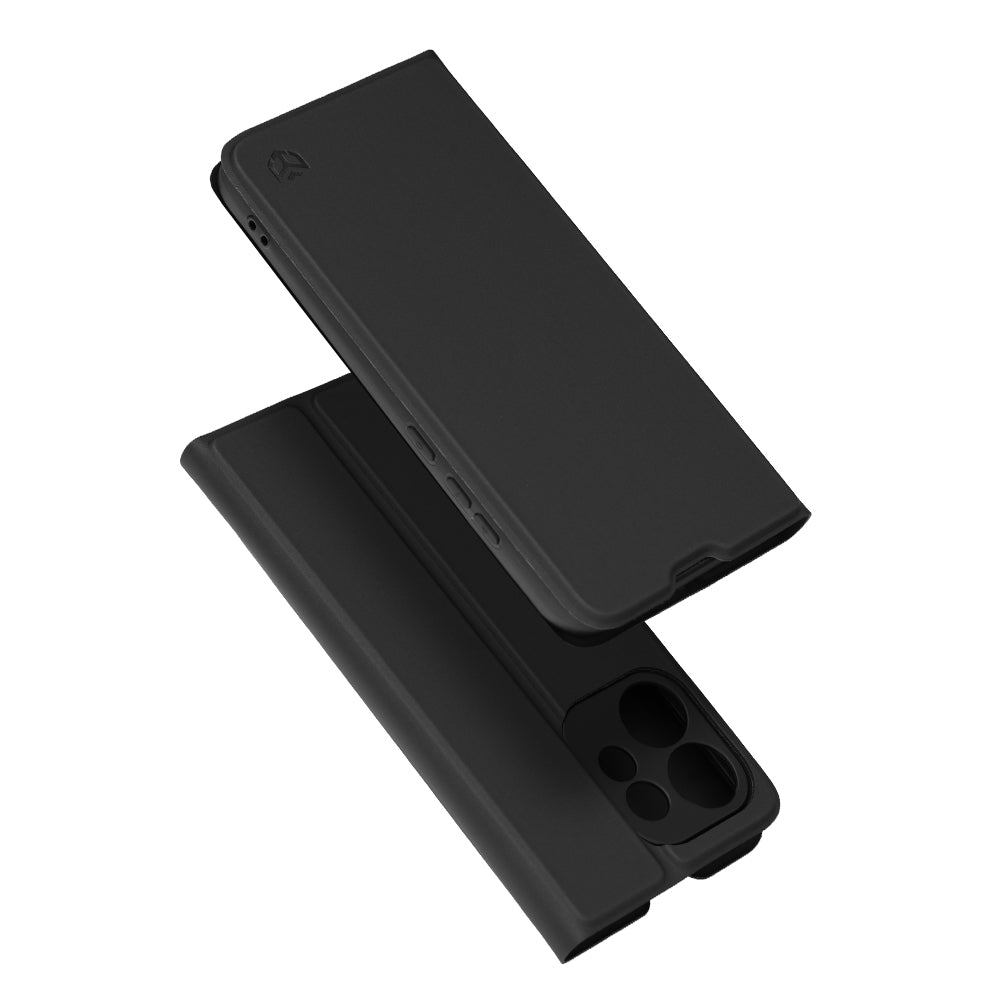 Калъф за Oppo Reno16, Techsuit, Magskin Book, Черен