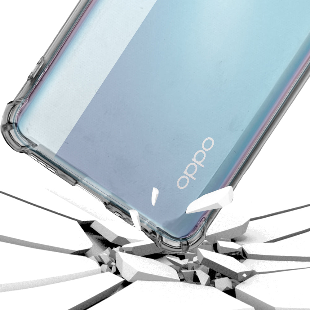 Калъф за Oppo Reno4 Lite, Techsuit, Shockproof Clear, Прозрачен