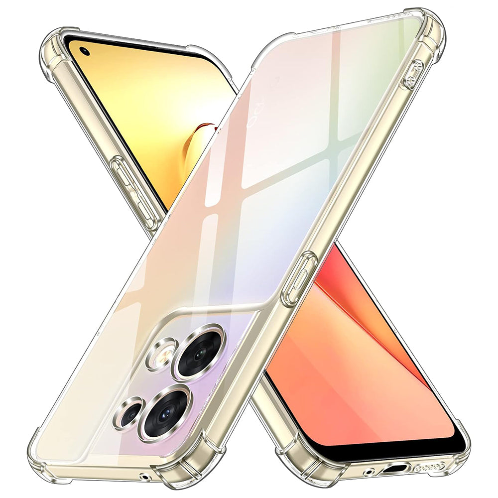 Калъф за Oppo Reno8, Techsuit, противоударен прозрачен, прозрачен