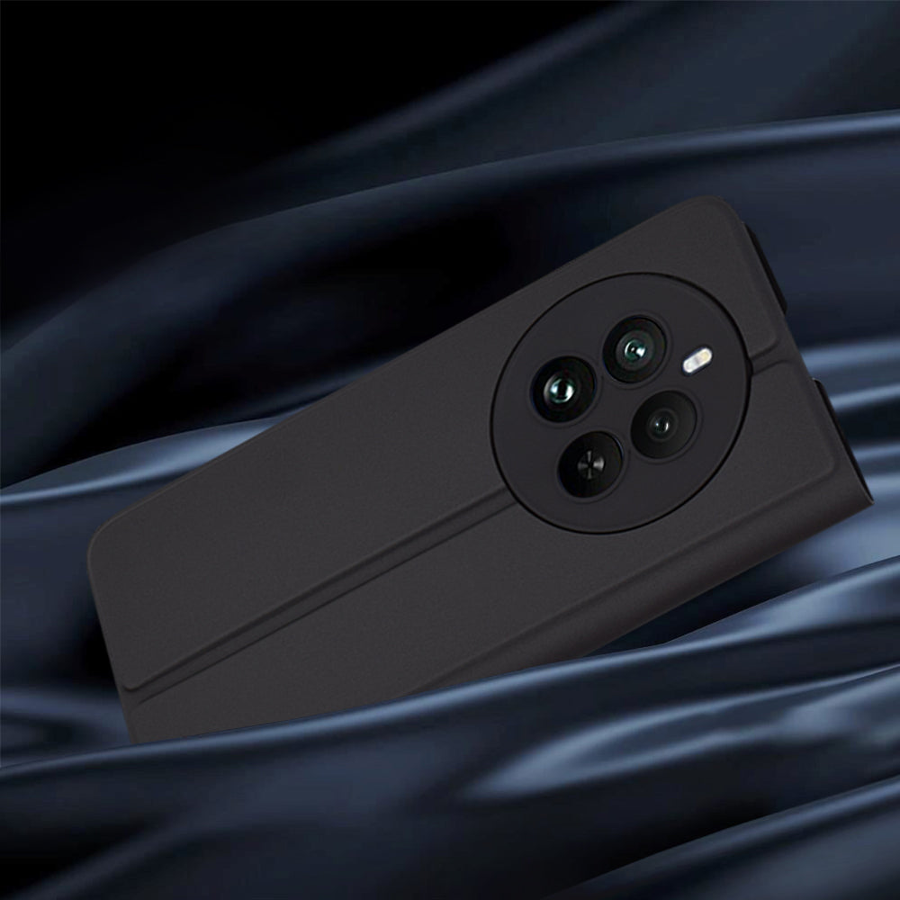 Калъф за Realme 12 Pro / 12 Pro+, Techsuit, Magskin Book, Черен