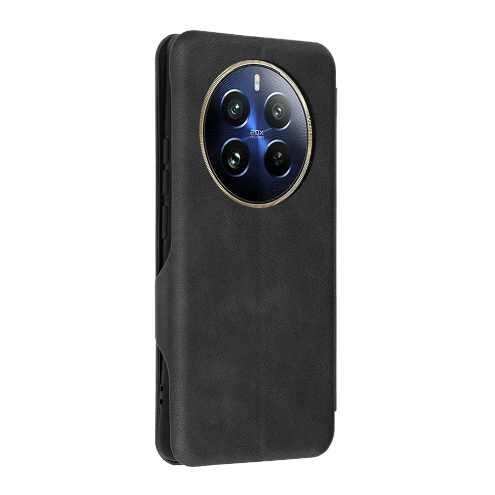 Калъф за Realme 12 Pro / 12 Pro+, Techsuit, Safe Wallet Plus, Черен