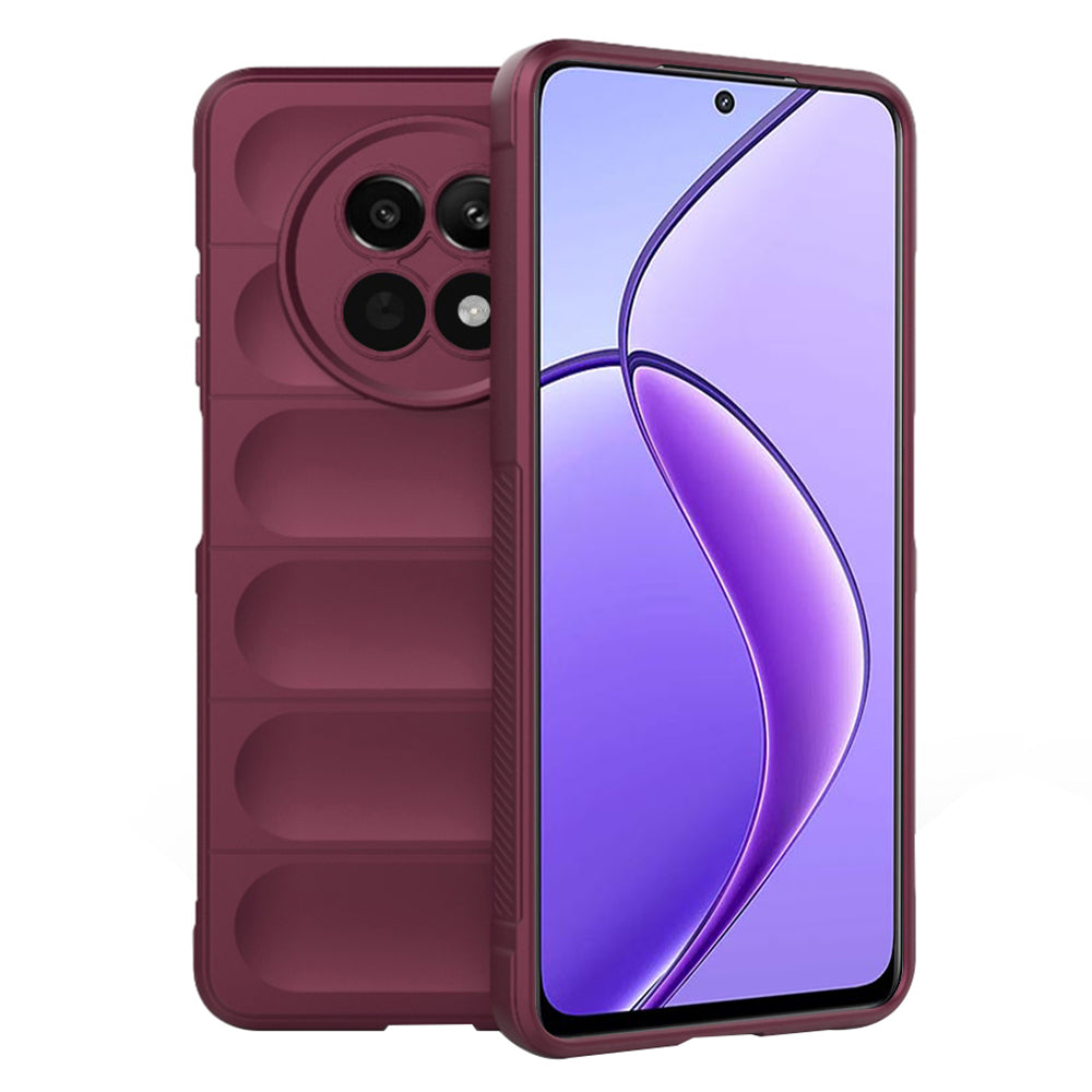 Калъф за Realme 12x / 12, Techsuit, Magic Shield, Бордо