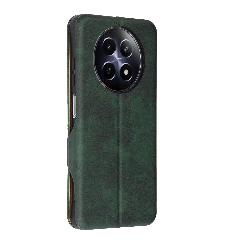 Калъф за Realme 12x / 12, Techsuit, Safe Wallet Plus, Зелен