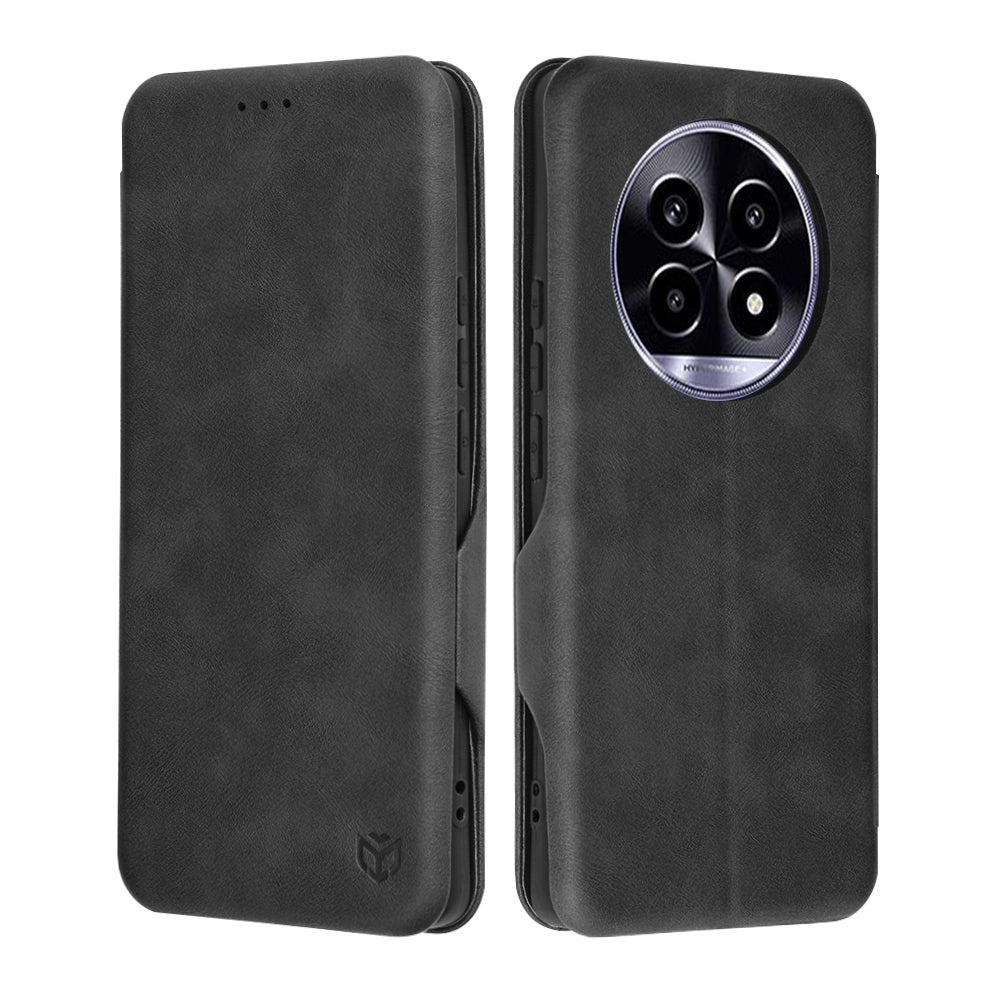 Калъф за Realme 13 Pro / 13 Pro+, Techsuit, Safe Wallet Plus, Черен