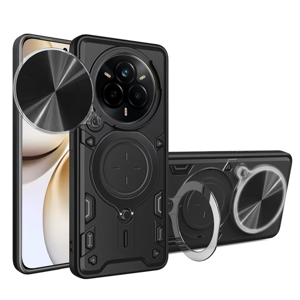 Калъф за Realme 14 Pro+, Techsuit, CamGuard Pro, Черен