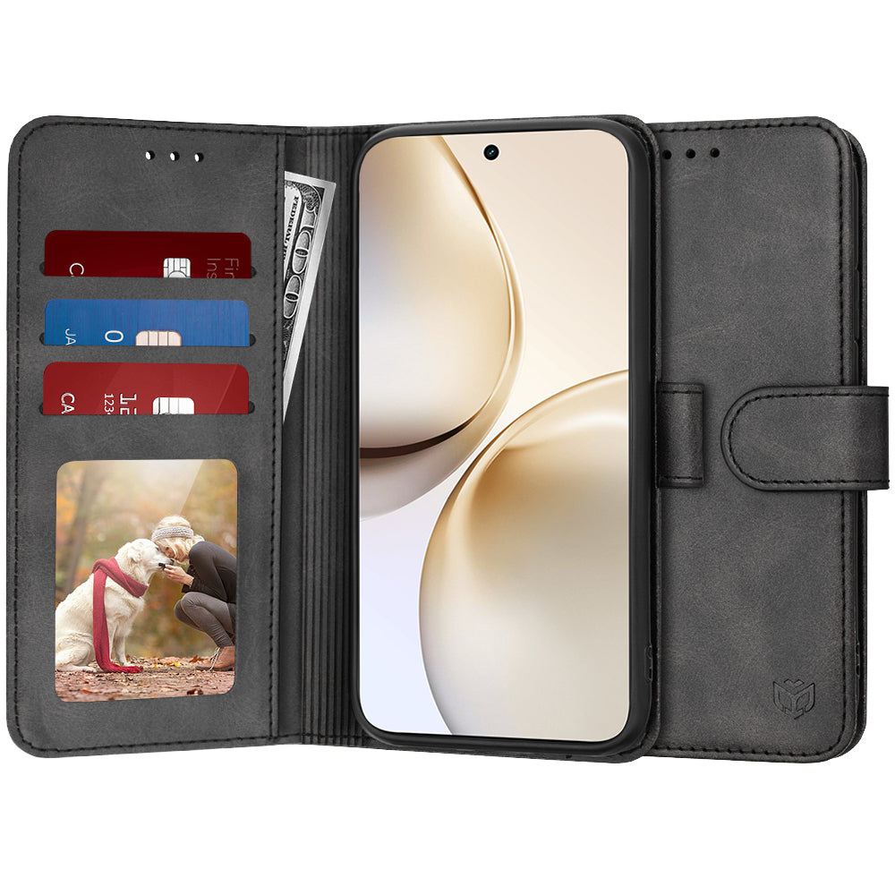 Калъф за Realme 14 Pro+, Techsuit, Diary Book, Черен