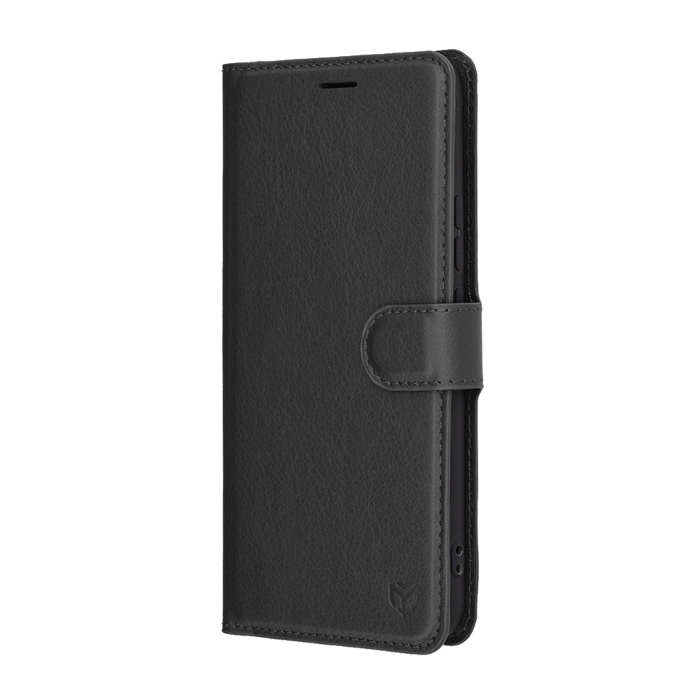 Калъф за Realme 14 Pro+, Techsuit, Leather Folio, Черен