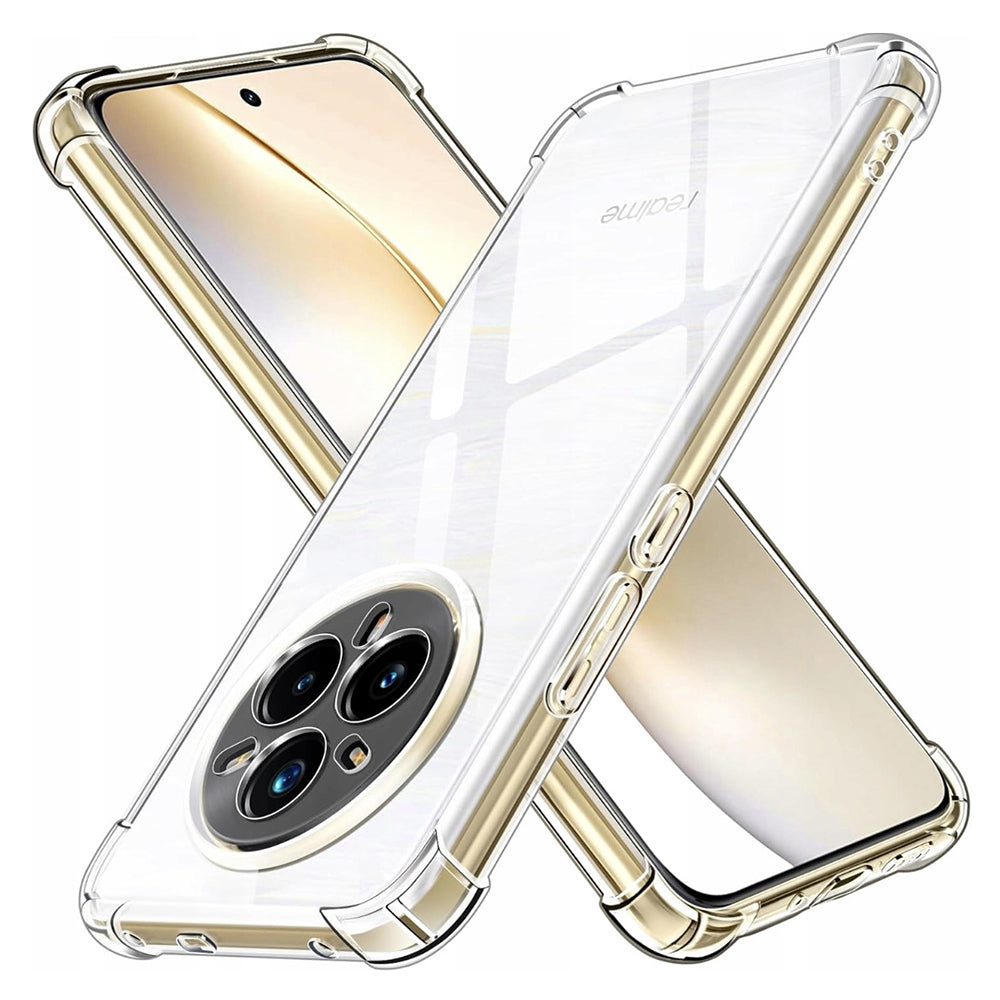 Калъф за Realme 14 Pro+, Techsuit, противоударен прозрачен, прозрачен