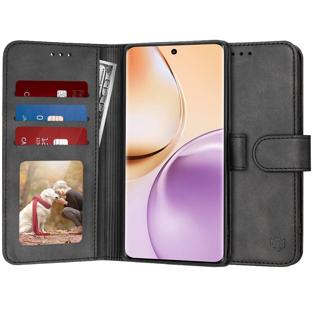 Калъф за Realme 14 Pro, Techsuit, Diary Book, Черен