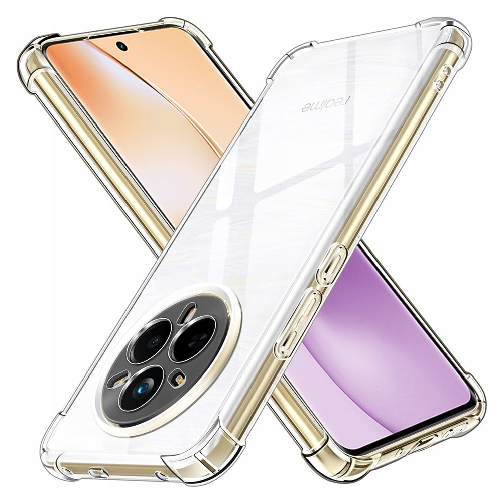 Калъф за Realme 14 Pro, Techsuit, противоударен прозрачен, прозрачен
