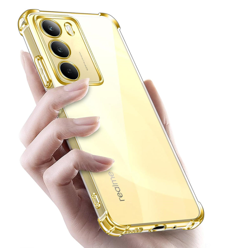 Калъф за Realme 14x, Techsuit, противоударен прозрачен, прозрачен