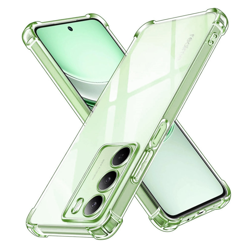 Калъф за Realme 14x, Techsuit, противоударен прозрачен, прозрачен