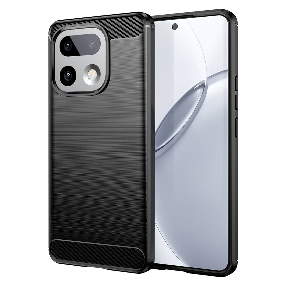 Калъф за Realme 16 Pro+, Techsuit, Карбон, Черен