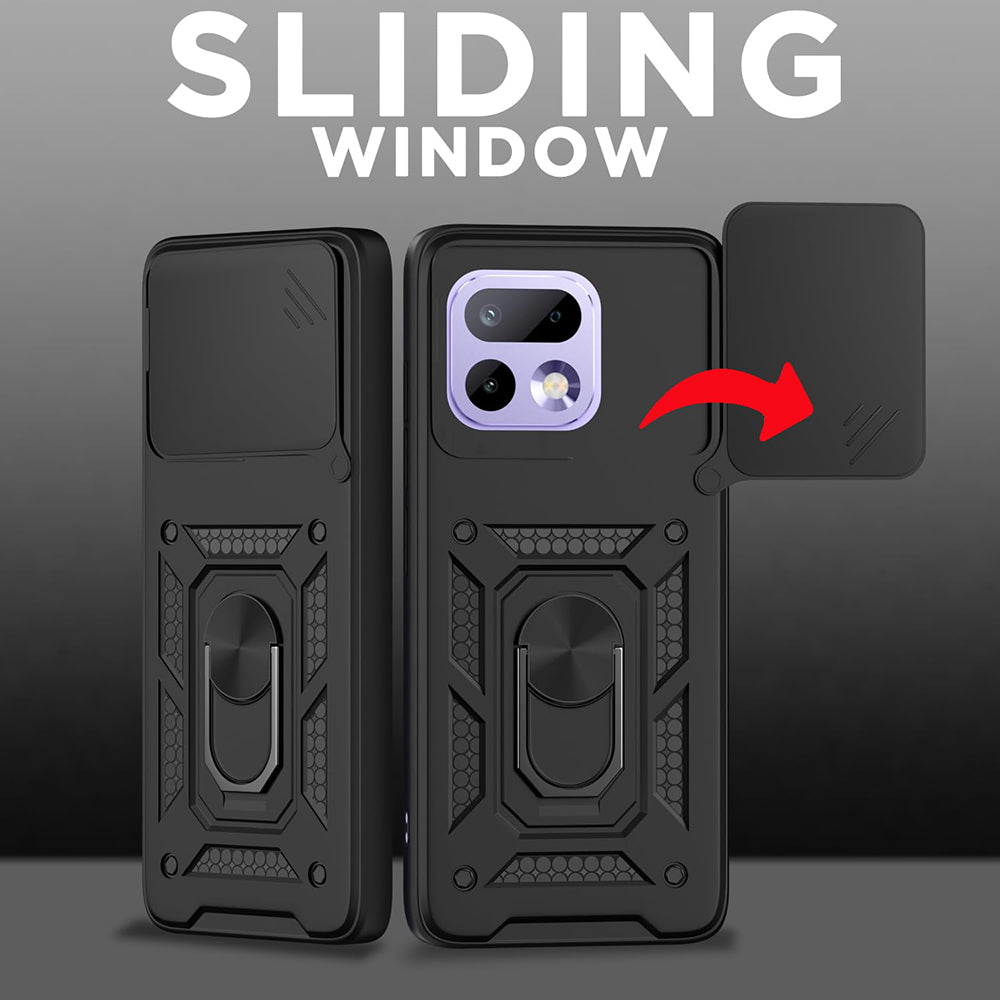 Калъф за Realme 16 Pro, Techsuit, CamShield, Черен