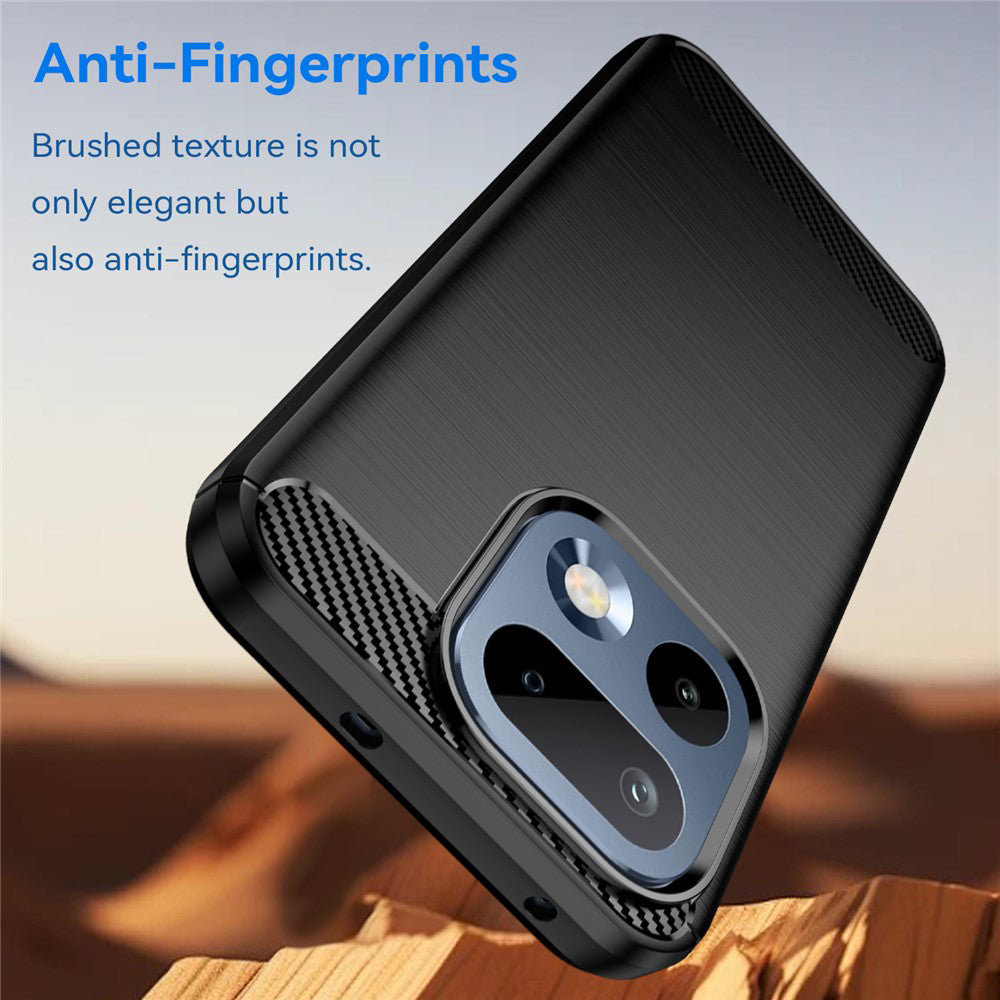 Калъф за Realme 16 Pro, Techsuit, Карбон, Черен