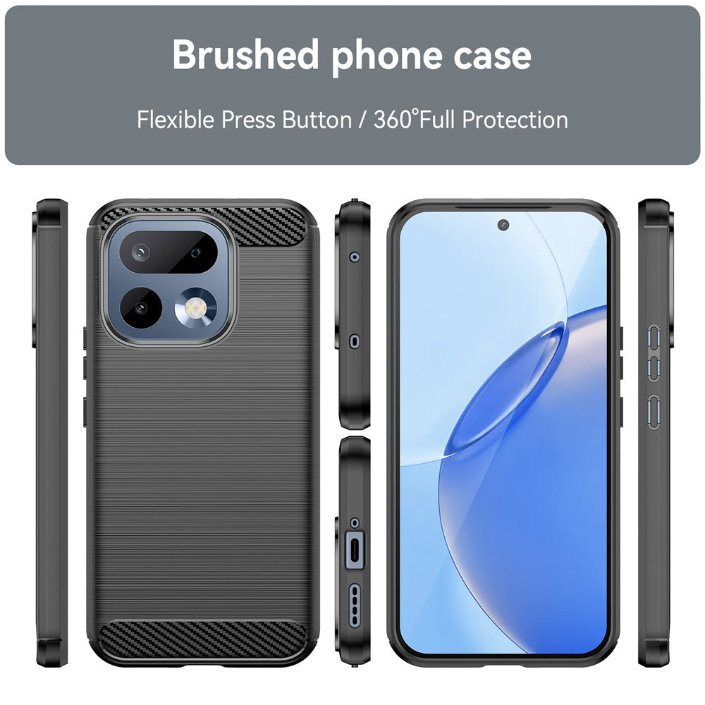 Калъф за Realme 16 Pro, Techsuit, Карбон, Черен
