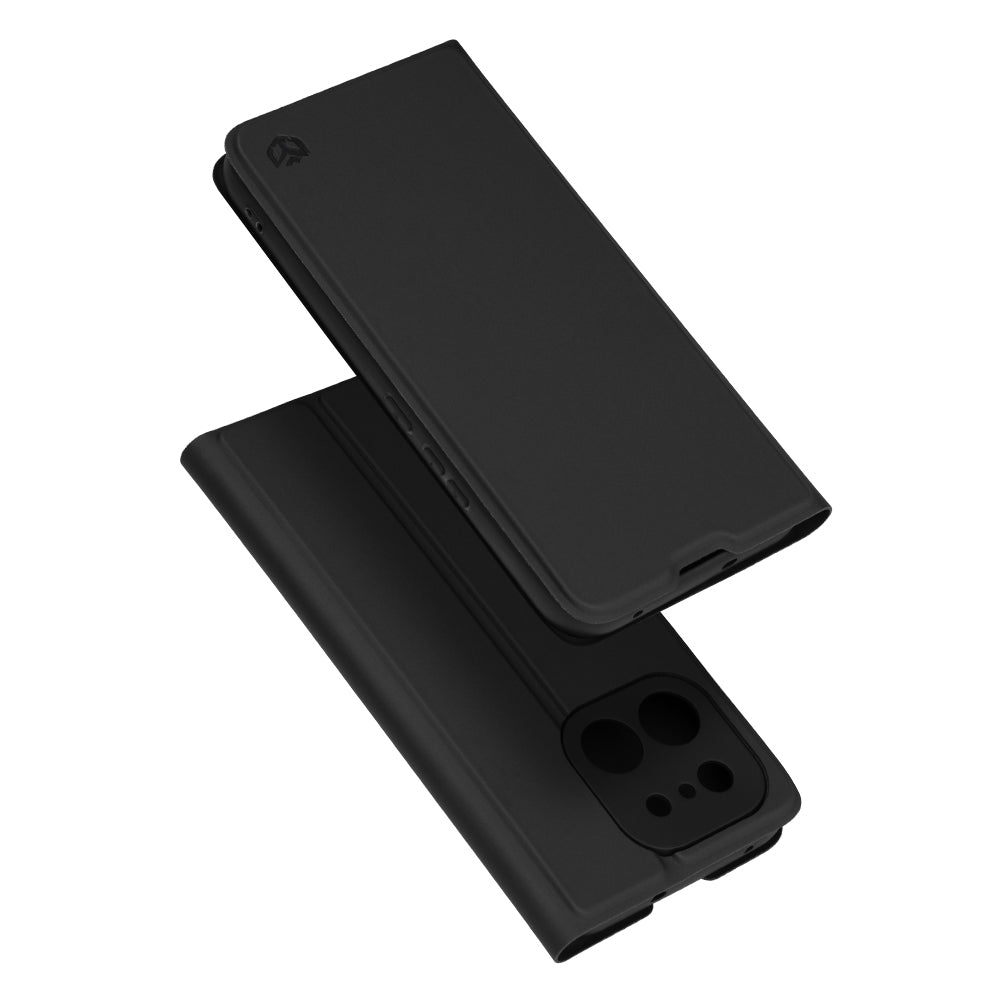 Калъф за Realme 16 Pro, Techsuit, Magskin Book, Черен