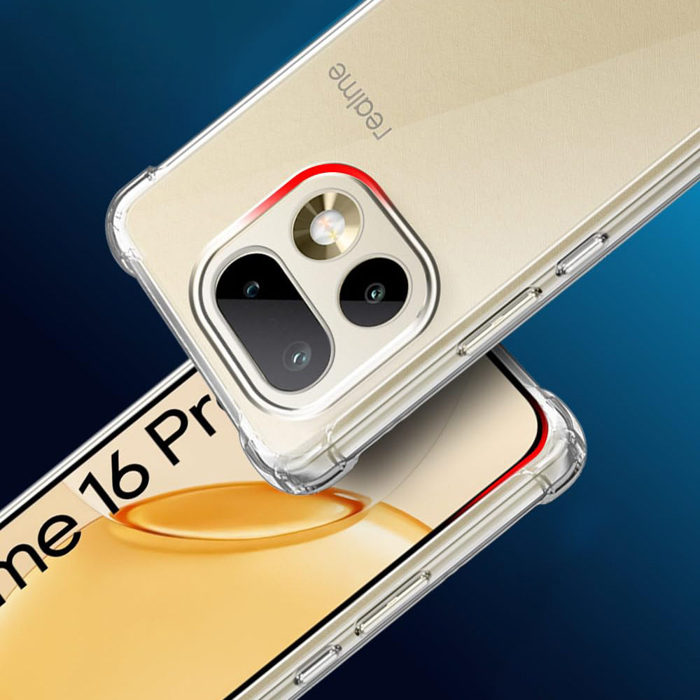 Калъф за Realme 16 Pro, Techsuit, Shockproof Clear, Прозрачен