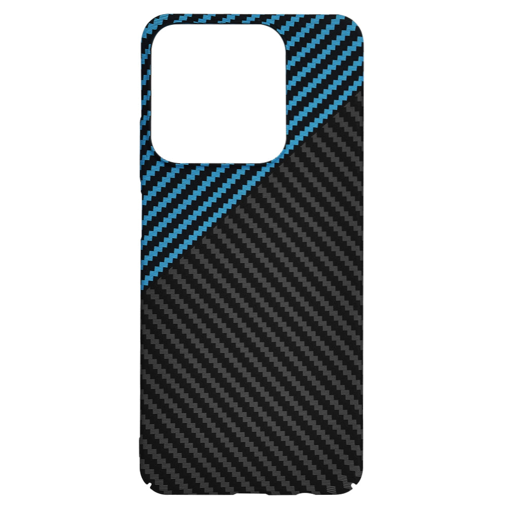 Калъф за Realme C63 / C61, Techsuit, Carbonite FiberShell, Черно Синьо