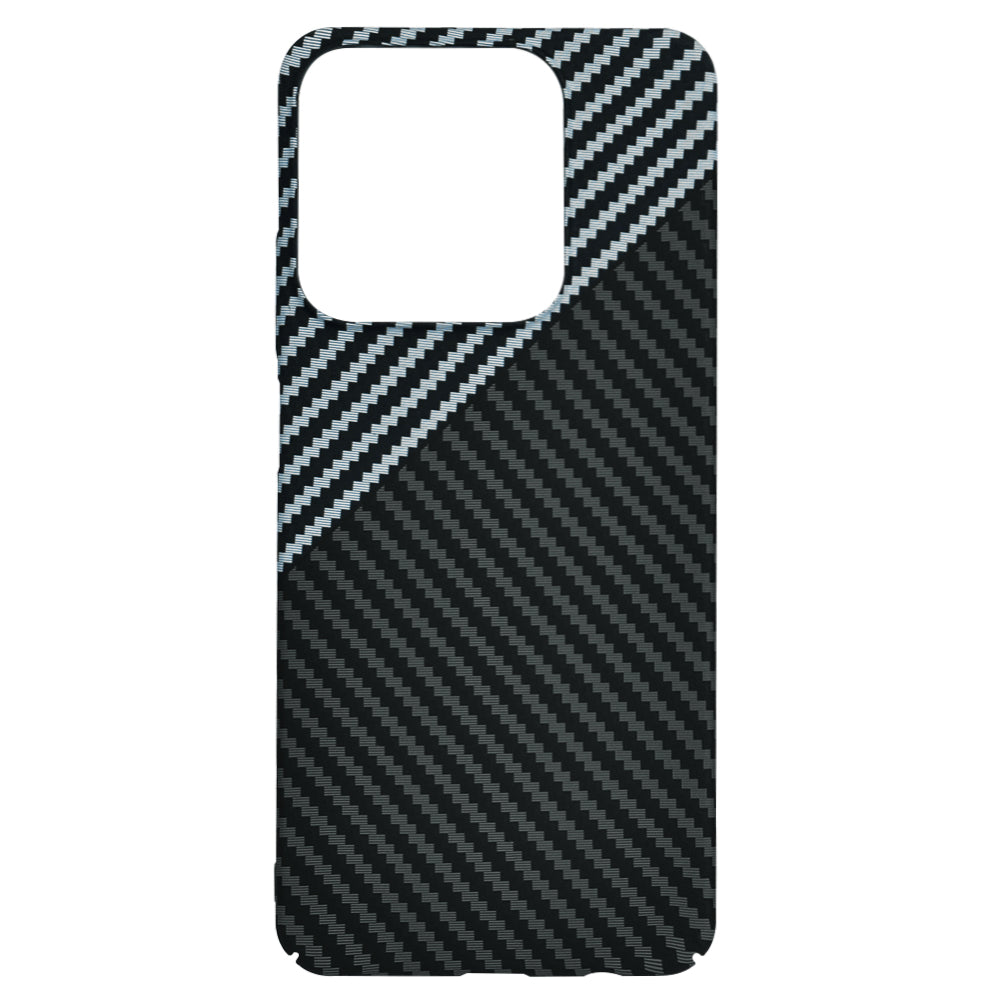 Калъф за Realme C63 / C61, Techsuit, Carbonite FiberShell, Черно Сиво