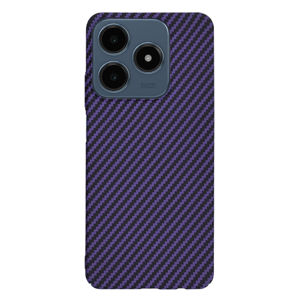 Калъф за Realme C63 / C61, Techsuit, Carbonite FiberShell, лилав