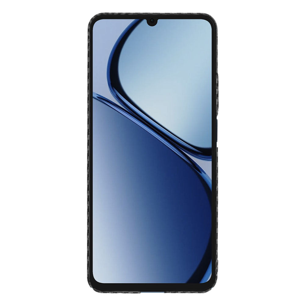 Калъф за Realme C63 / C61, Techsuit, Carbonite FiberShell, Черен