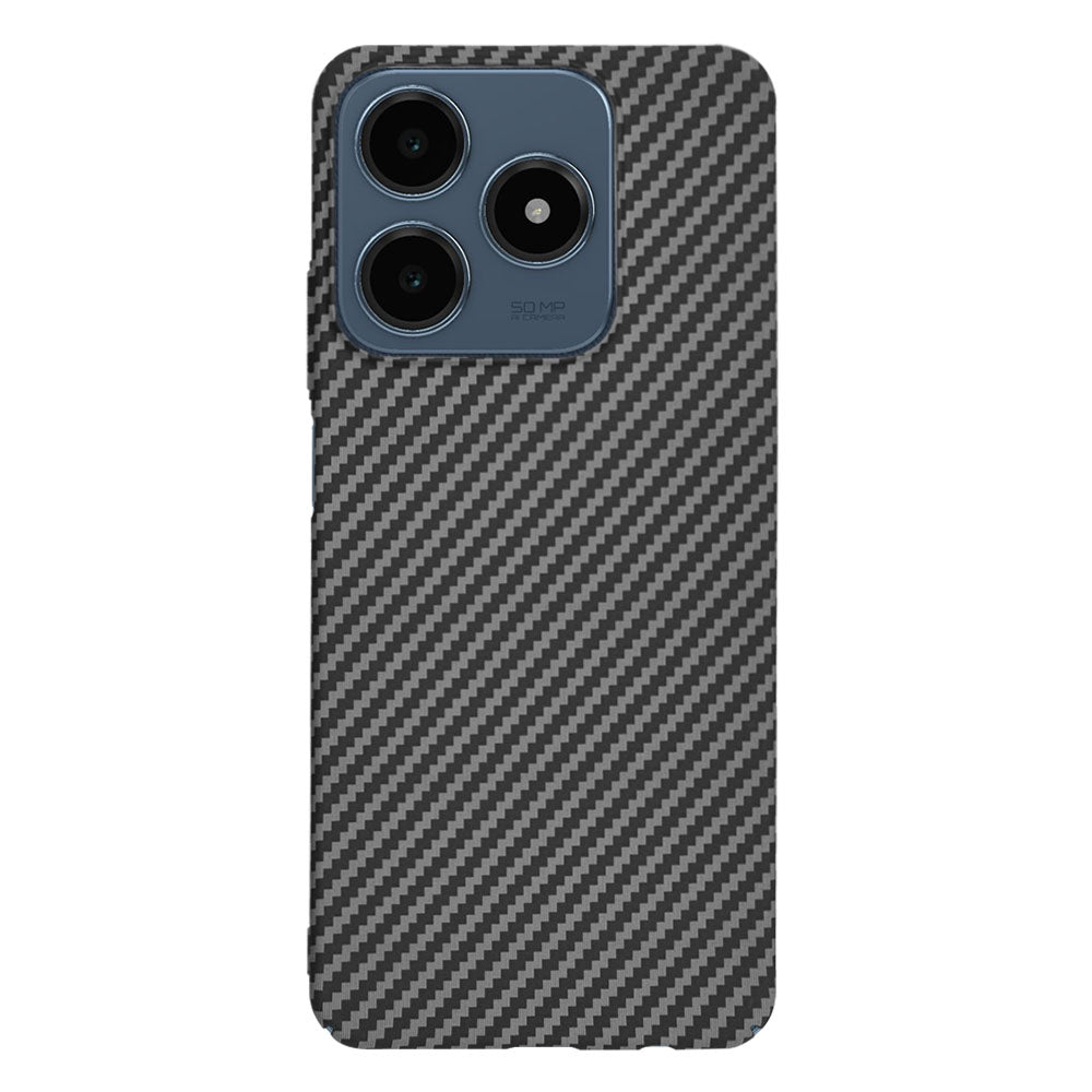 Калъф за Realme C63 / C61, Techsuit, Carbonite FiberShell, Черен