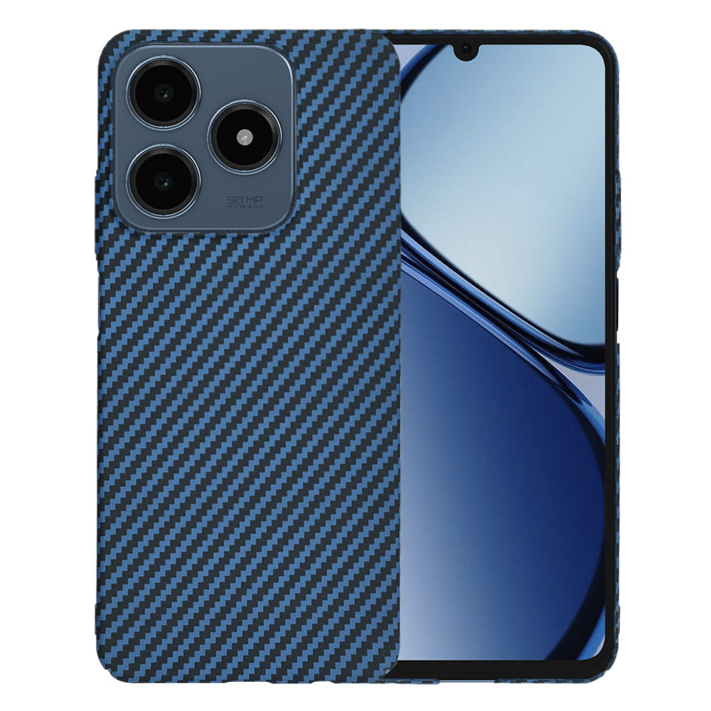 Калъф за Realme C63 / C61, Techsuit, Carbonite FiberShell, Тюркоаз