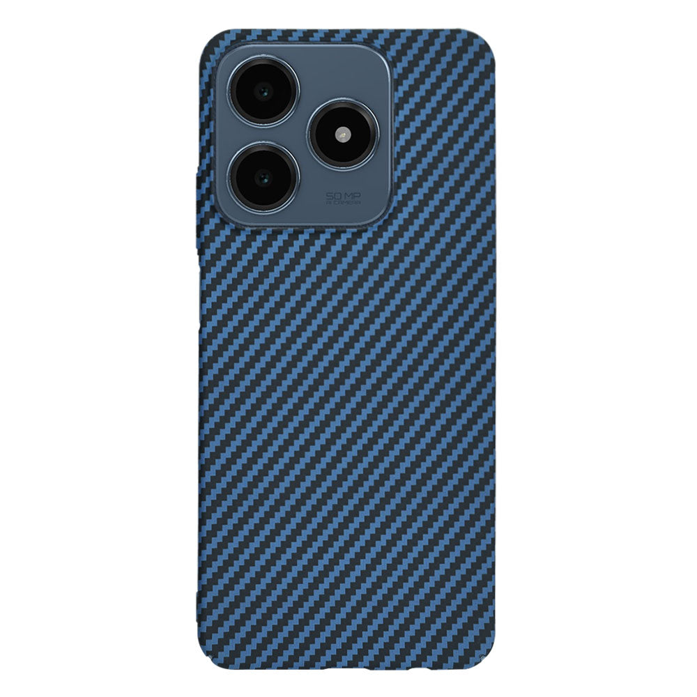Калъф за Realme C63 / C61, Techsuit, Carbonite FiberShell, Тюркоаз