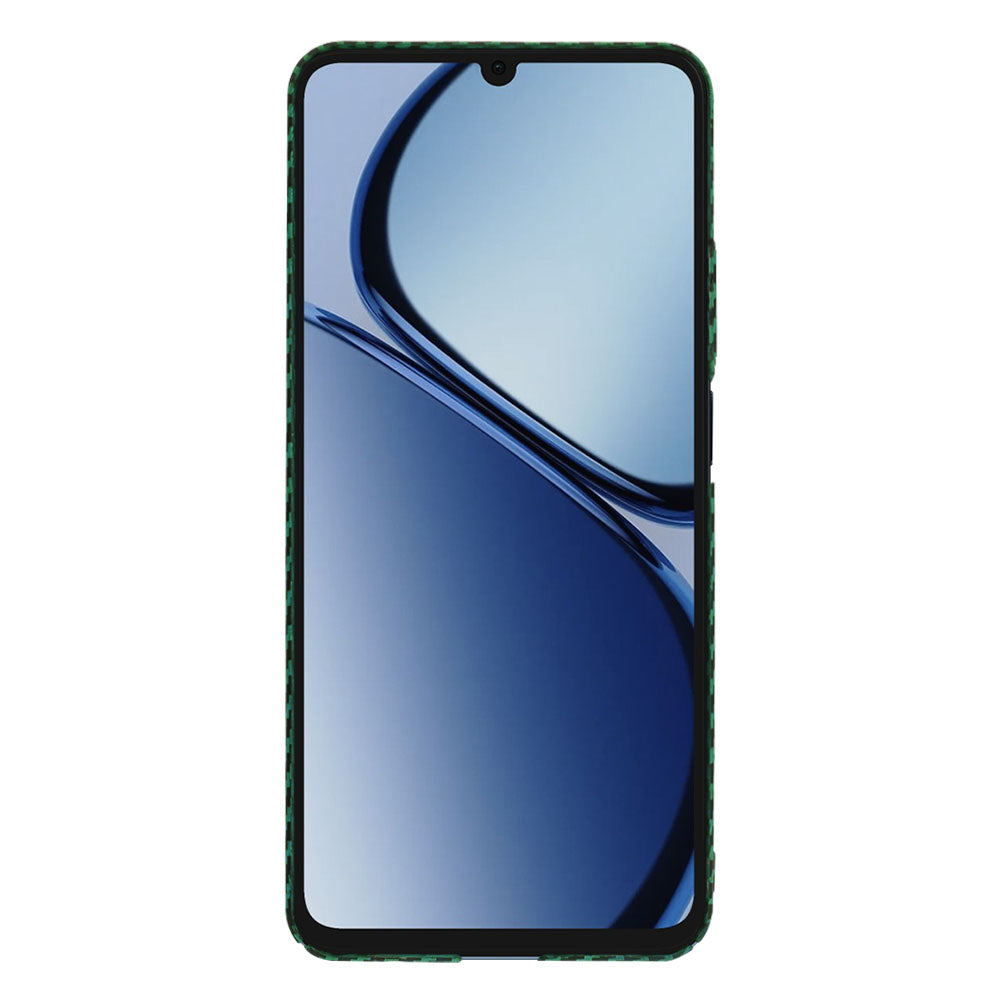 Калъф за Realme C63 / C61, Techsuit, Carbonite FiberShell, Зелен