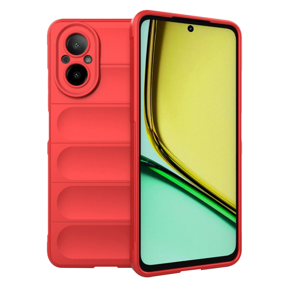 Калъф за Realme C67 4G, Techsuit, Magic Shield, Червен