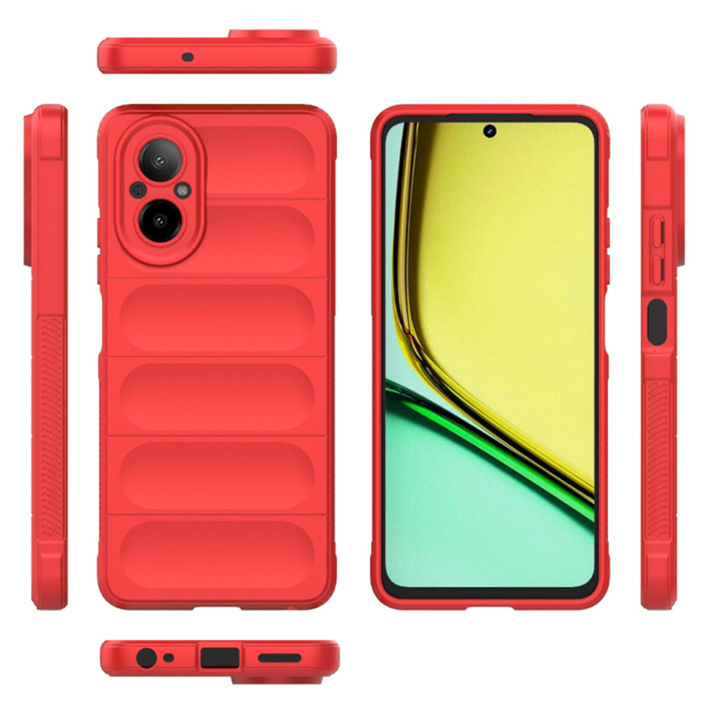Калъф за Realme C67 4G, Techsuit, Magic Shield, Червен