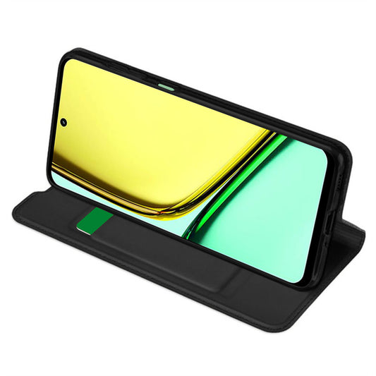 Калъф за Realme C67 4G, Techsuit, Magskin Book, Черен