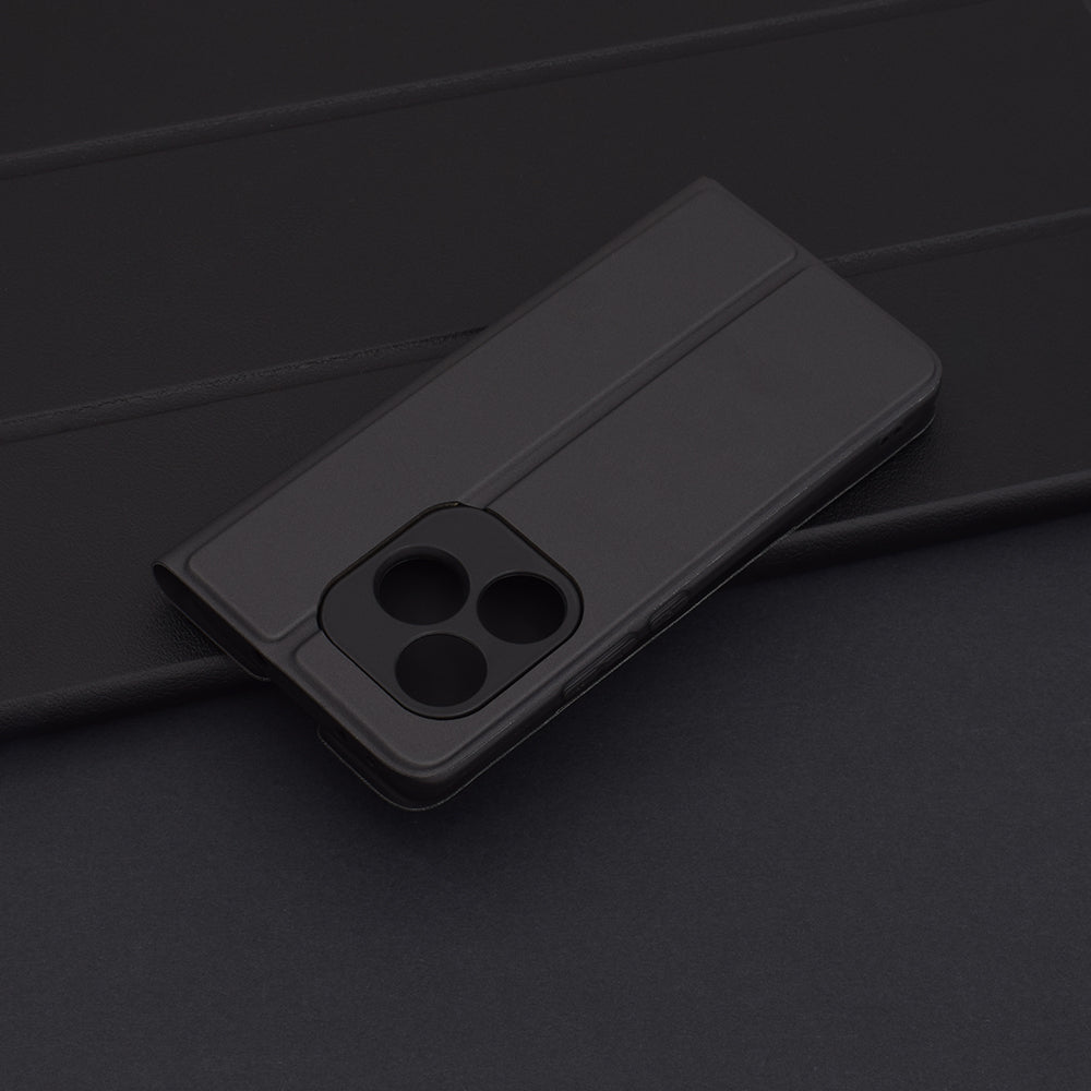 Калъф за Realme GT 6T / GT 6, Techsuit, Magskin Book, Черен