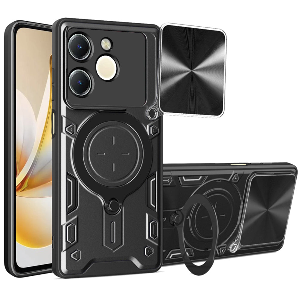 Калъф за Realme Note 70T, Techsuit, CamGuard Pro, Черен