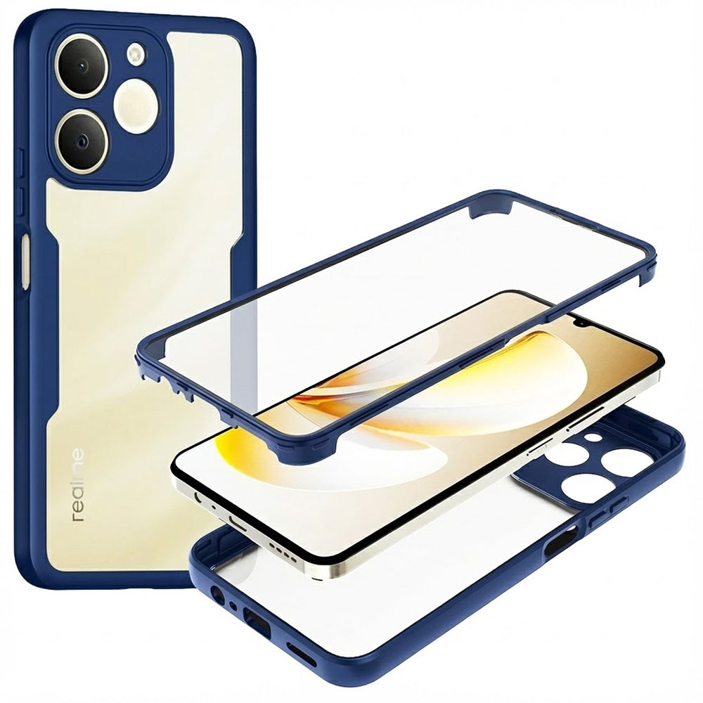 Калъф за Realme Note 70T, Techsuit, ColorVerse 360, Син