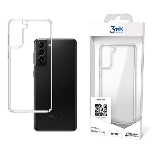Калъф за Samsung Galaxy S21 5G G991, 3MK, Armour, прозрачен
