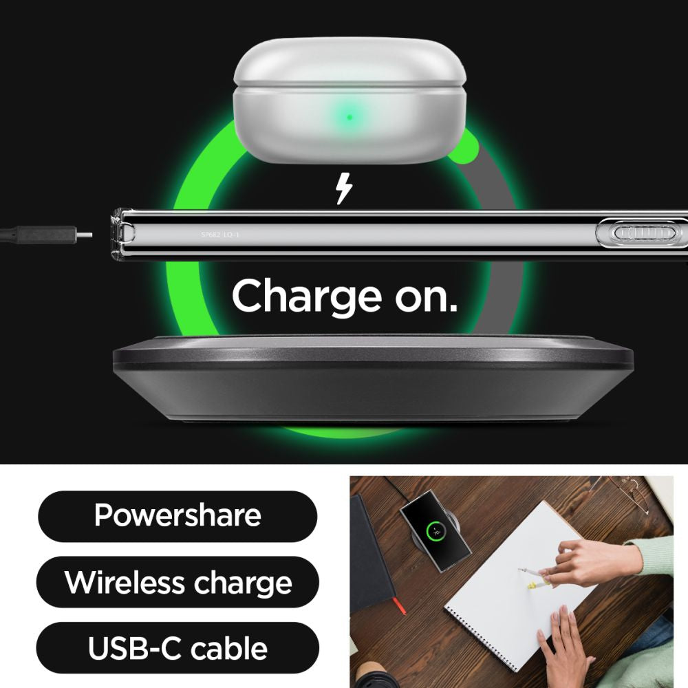 Калъф за Samsung Galaxy S24 Ultra S928, Spigen, с течен кристал, прозрачен ACS07283