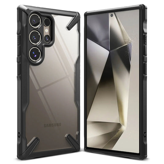 Калъф за Samsung Galaxy S24 Ultra S928, Ringke, Fusion X, Черен
