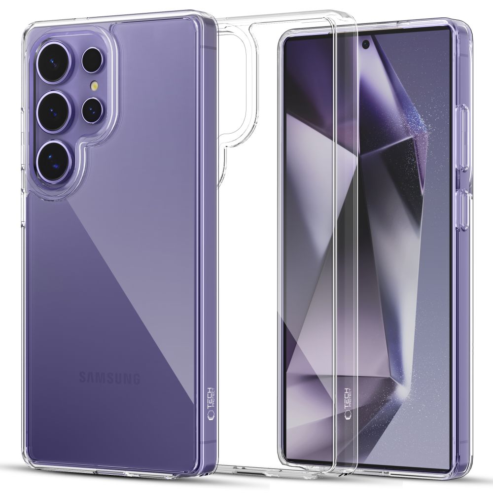 Калъф за Samsung Galaxy S25 Ultra S938, Tech-Protect, Flexair Hybrid, Прозрачен