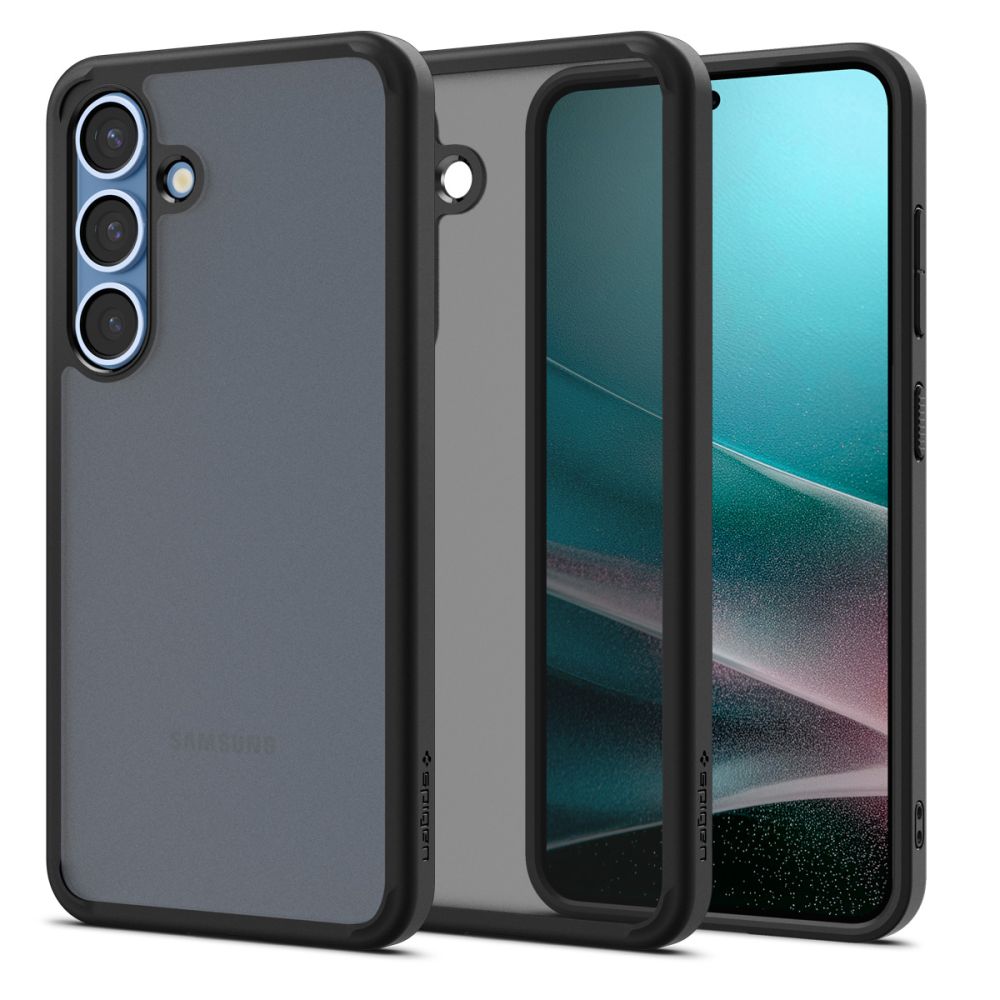 Калъф за Samsung Galaxy S25 S931, Spigen, Ultra Hybrid, Черен сатен ACS09007
