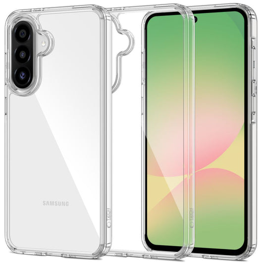 Калъф за Samsung Galaxy A56 A566, Tech-Protect, Flexair Hybrid, Прозрачен
